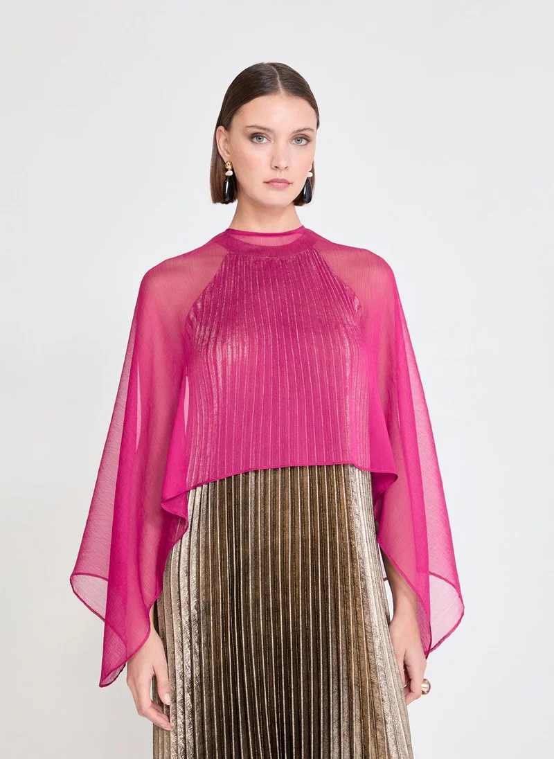 Lola Casademunt Georgette Pointed Cape